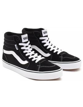 Zapatilla Vans MN Filmore Hi (Suede/Canvs)Black/Wh