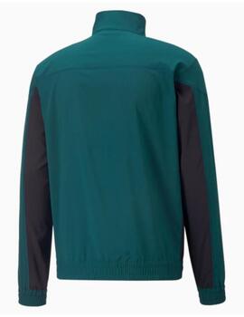 Cortavientos Puma FIT WOVEN 1/2 ZIP, Varsity Green