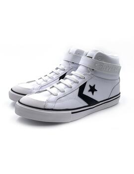 Zapatilla Converse Pro Blaze Strap HI Leather Wht