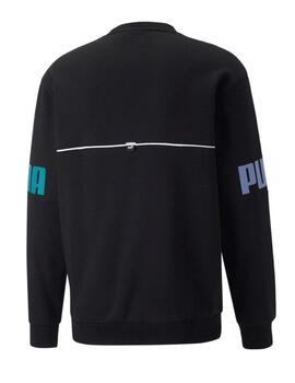 Sudadera Puma Power Colorblock Crew Black