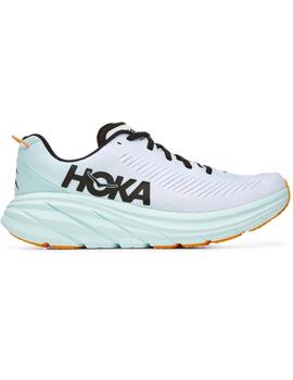 Zapatilla Hoka M RINCON 3 Blanco/turquesa