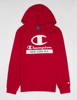 Sudadera Champion Hooded Infantil Red