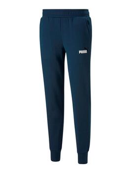 Pantalón Puma ESS  2 Col Logo Pant Marine Blue