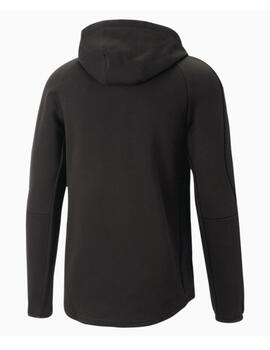 Sudadera EVOSTRIPE Full-Zip Hoodie Negro