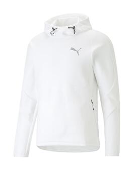 Sudadera EvoStripe Hoodie Blanco