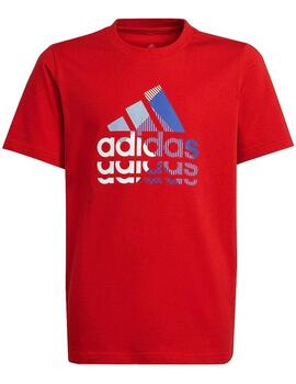 Camiseta Adidas U BL GT rojo