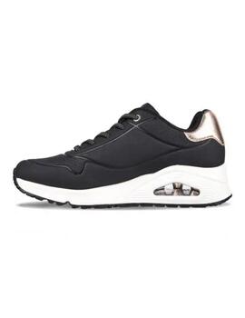 Zapatilla Skechers Uno Shimmer Away negro