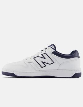 Zapatilla NB 480 White piel