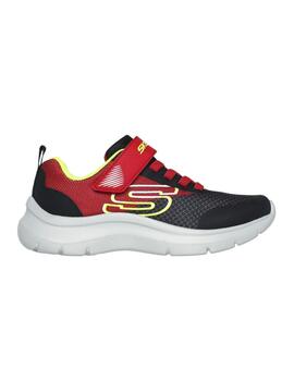 Zapatilla Skechers SKECH FAST Negro/Rojo