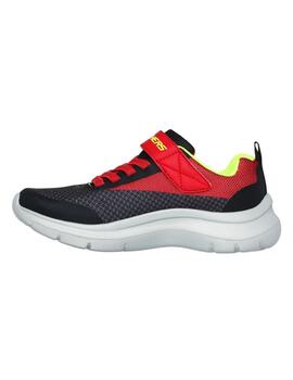 Zapatilla Skechers SKECH FAST Negro/Rojo