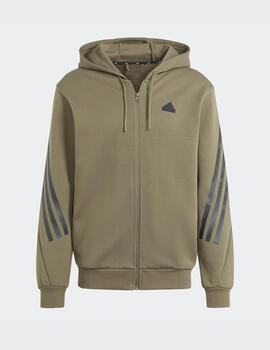 Sudadera Adidas Future Icons M FI 3S FZ Verde