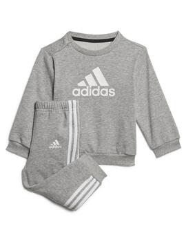 Chandal Adidas Infantil BOS Jog FT Crew Gris