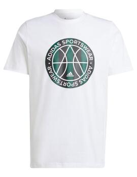 Camiseta Adidas Tiro Emblem G T Blanco