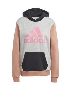 Sudadera Adidas W BL OV HD Gris marron