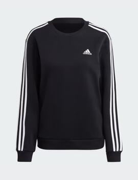 Sudadera Adidas W 3S FL SWT negro