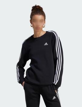 Sudadera Adidas W 3S FL SWT negro