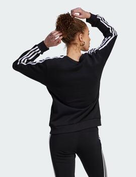 Sudadera Adidas W 3S FL SWT negro