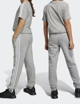 Pantalón Adidas U 3S FL PANT gris