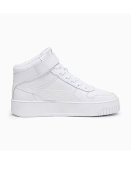 Zapatilla Puma Carina Street Mid White