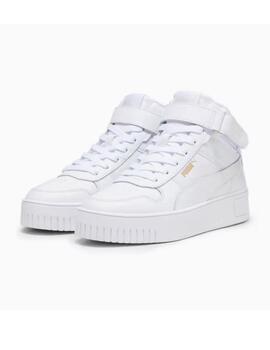 Zapatilla Puma Carina Street Mid White