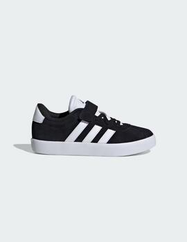 Zapatilla Adidas VL COURT 3.0 EL C Inf Negro