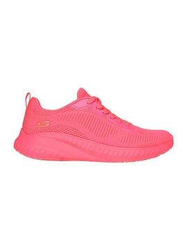 Zapatilla Skechers BOBS SQUAD CHAOS Coral Neon