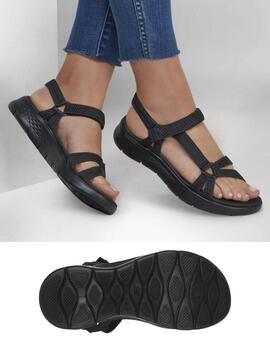 Sandalia Skechers GO WALK FLEX SANDAL negro