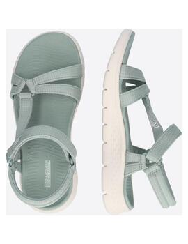 Sandalia Skechers GO WALK FLEX SANDAL Celeste