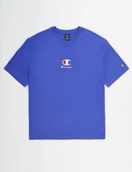 Camiseta Champion Logo bordado Azulón