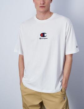 Camiseta Champion Logo bordado Blanco