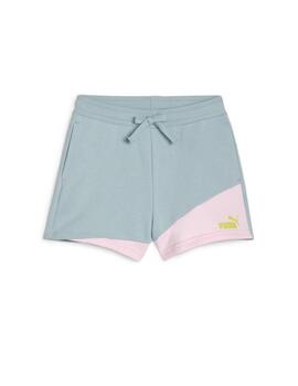 Pantalon Puma Power colorblock celeste rosa