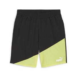 Pantalón Puma Power Colorblock tela Negro/lima