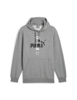 Sudadera Puma POWER Graphic FL Gris 681741-03