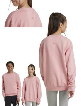 Sudadera Adidas J All SZN Crew Rosa IV7115