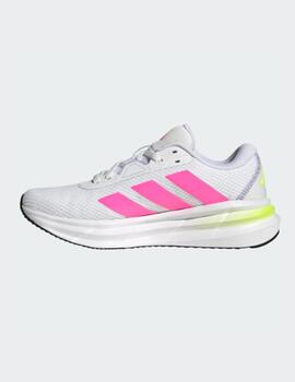 Zapatillas Adidas Galaxy 7 M JI4604 Blanco/rosa