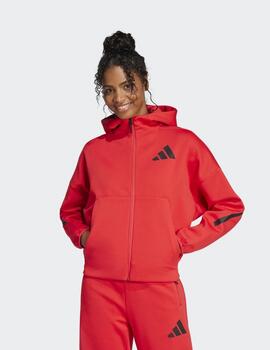 Sudadera Adidas Z.N.E. FZ rojo JC9310