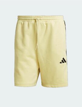 Pantalon corto Adidas M 3S FT Amarillo JE6420