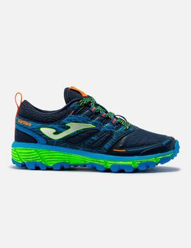 Zapatilla Joma SIMA JR 2103 NAVY GREEN FLOUR