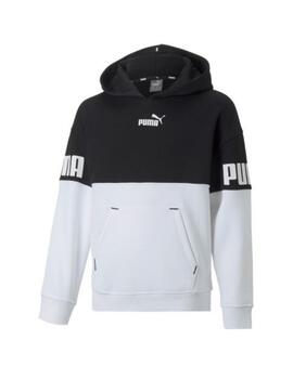 Sudadera Puma Power Colorblock, black