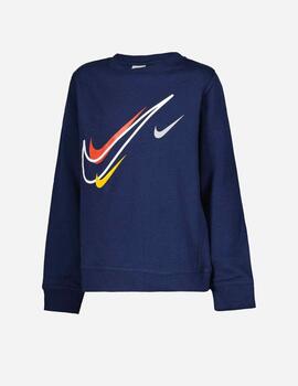 Sudadera Nike B NSW SOS FLC CREW BB