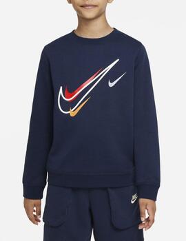 Sudadera Nike B NSW SOS FLC CREW BB